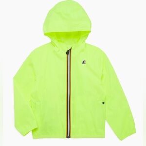 K-Way Claude Jacket Yellow Fluorescent Size 8